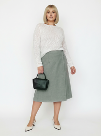 Блузка женская молочная