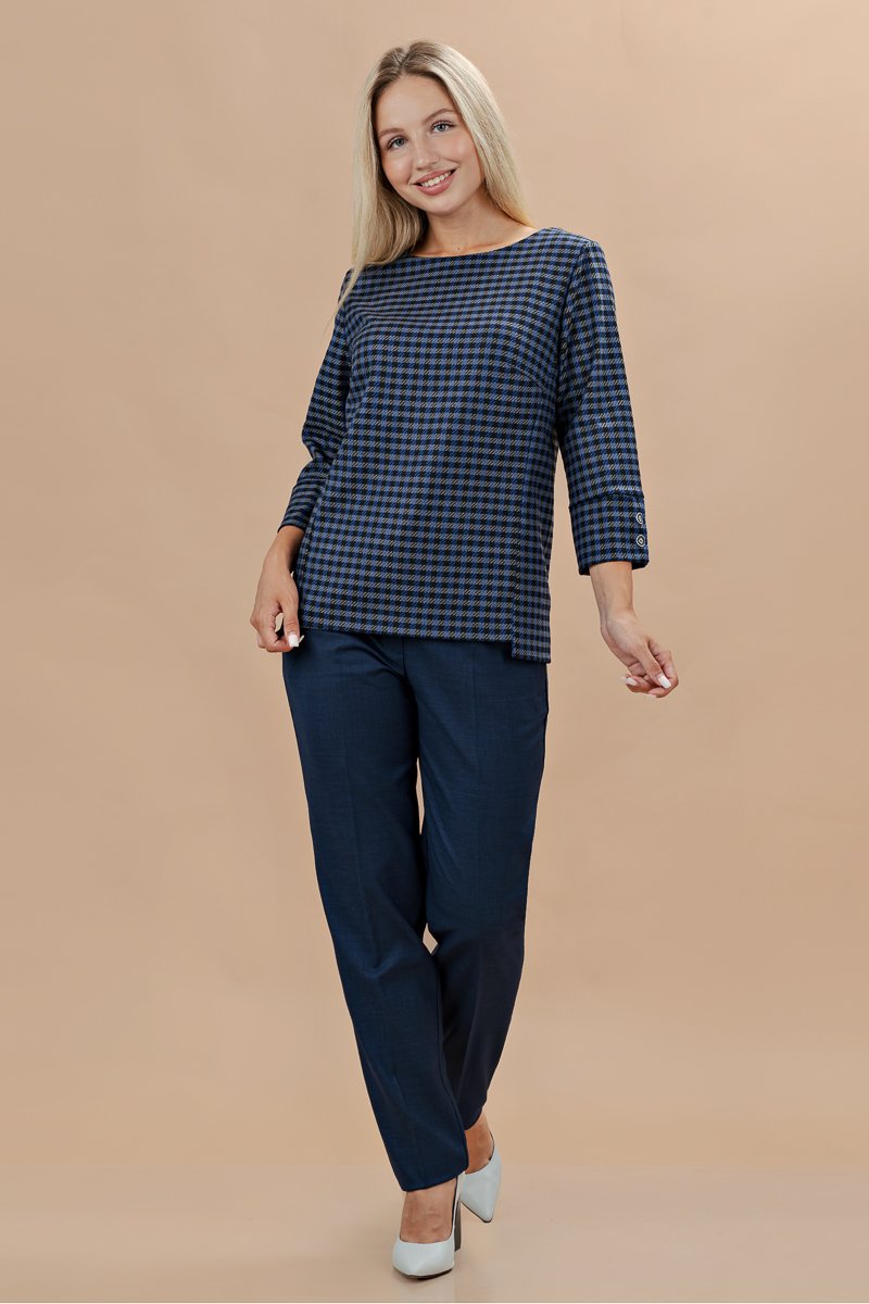 Брюки классические синие Брюки классические синие