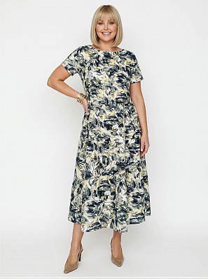 Платье свободное с ярусами